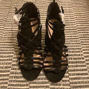 NWT JustFab strappy heels